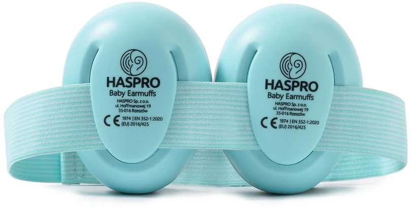 Haspro apsauginės ausinės kūdikiams mėtinės BE05M