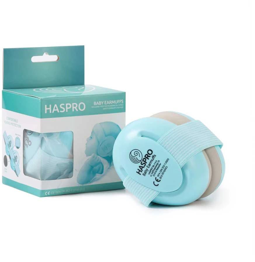 Haspro apsauginės ausinės kūdikiams mėtinės BE05M