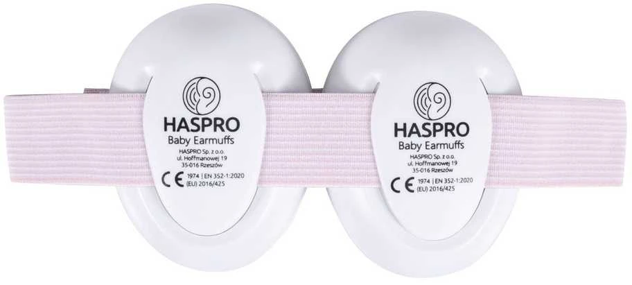 Haspro apsauginės ausinės kūdikiams rožinės BE05G BE05G