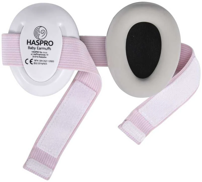 Haspro apsauginės ausinės kūdikiams rožinės BE05G BE05G