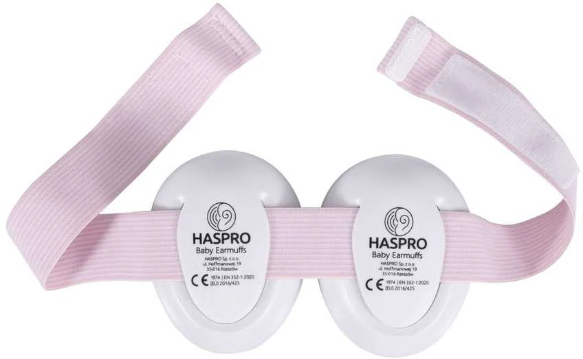 Haspro apsauginės ausinės kūdikiams rožinės BE05G BE05G