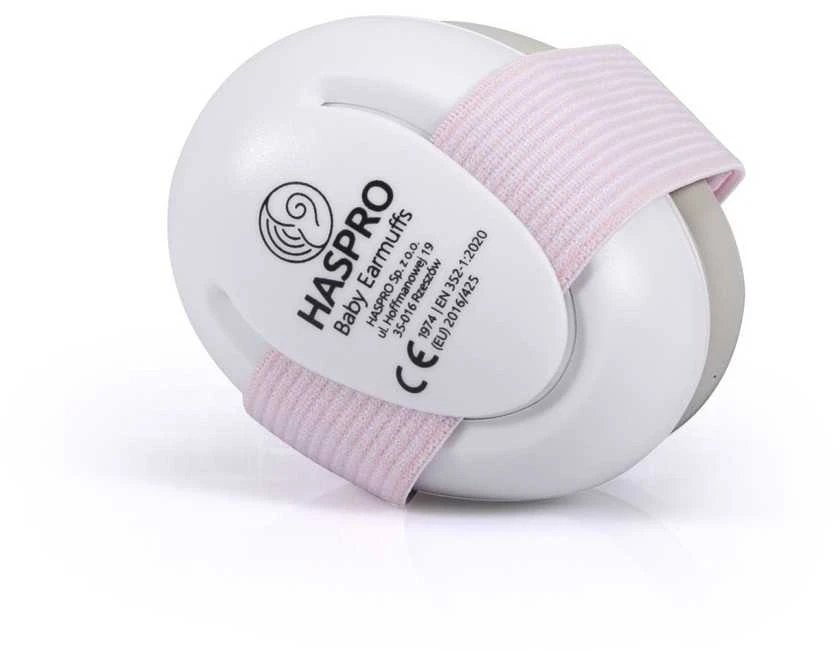 Haspro apsauginės ausinės kūdikiams rožinės BE05G BE05G