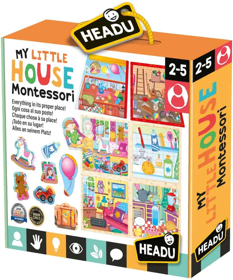 HEADU „Montessori“ lavinančios kortelės „Mano namelis“
