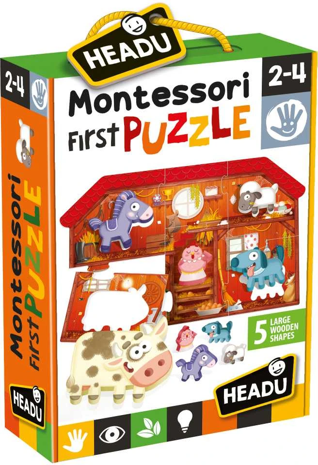 HEADU „Montessori“ pirmoji dėlionė „Ūkis“