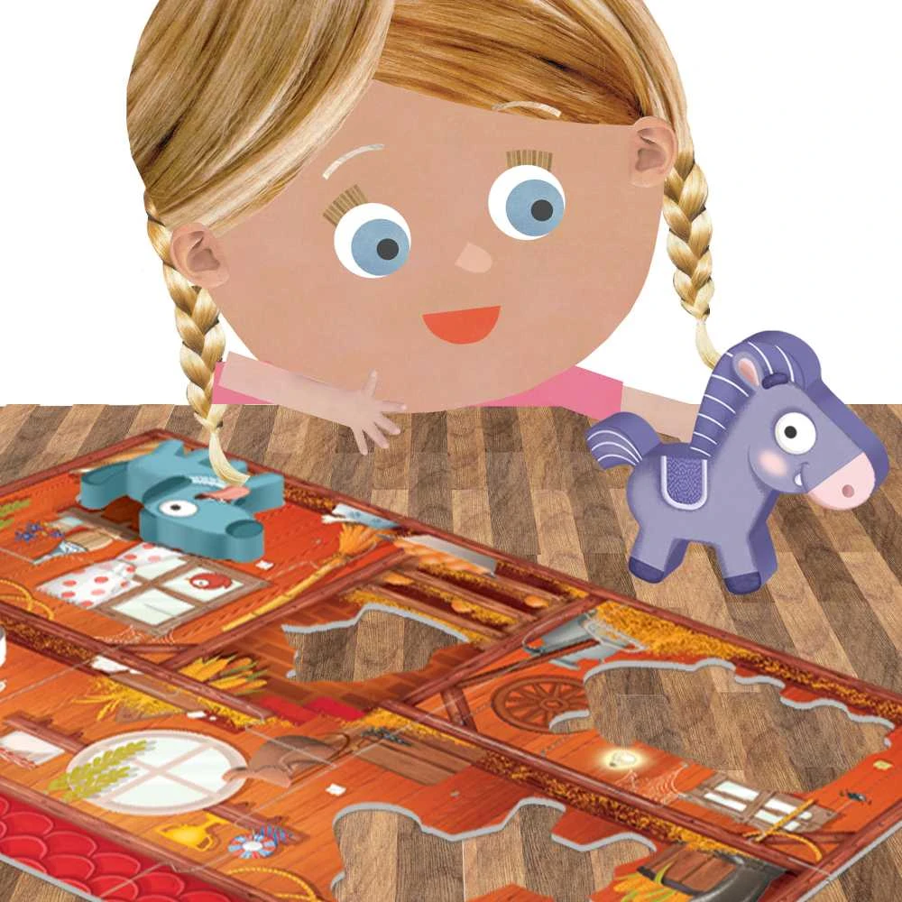 HEADU „Montessori“ pirmoji dėlionė „Ūkis“