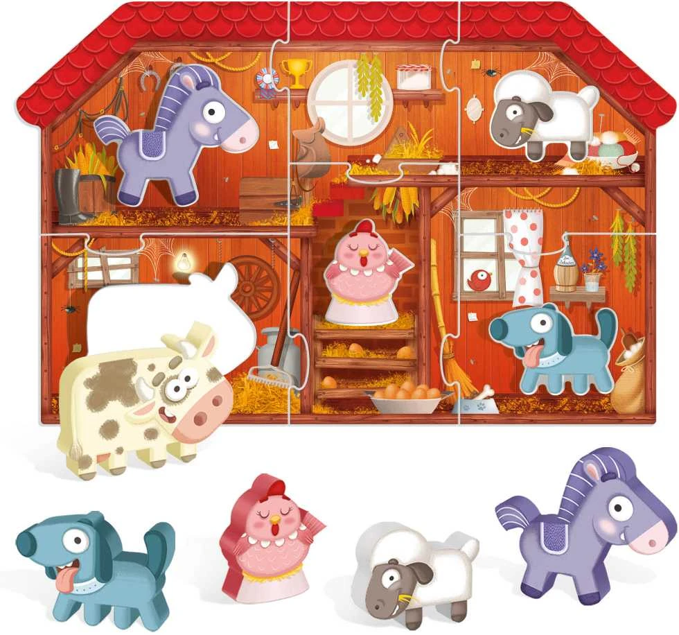 HEADU „Montessori“ pirmoji dėlionė „Ūkis“