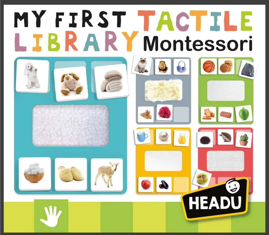 HEADU „Montessori“ žaidimas „Lytėjimo biblioteka“