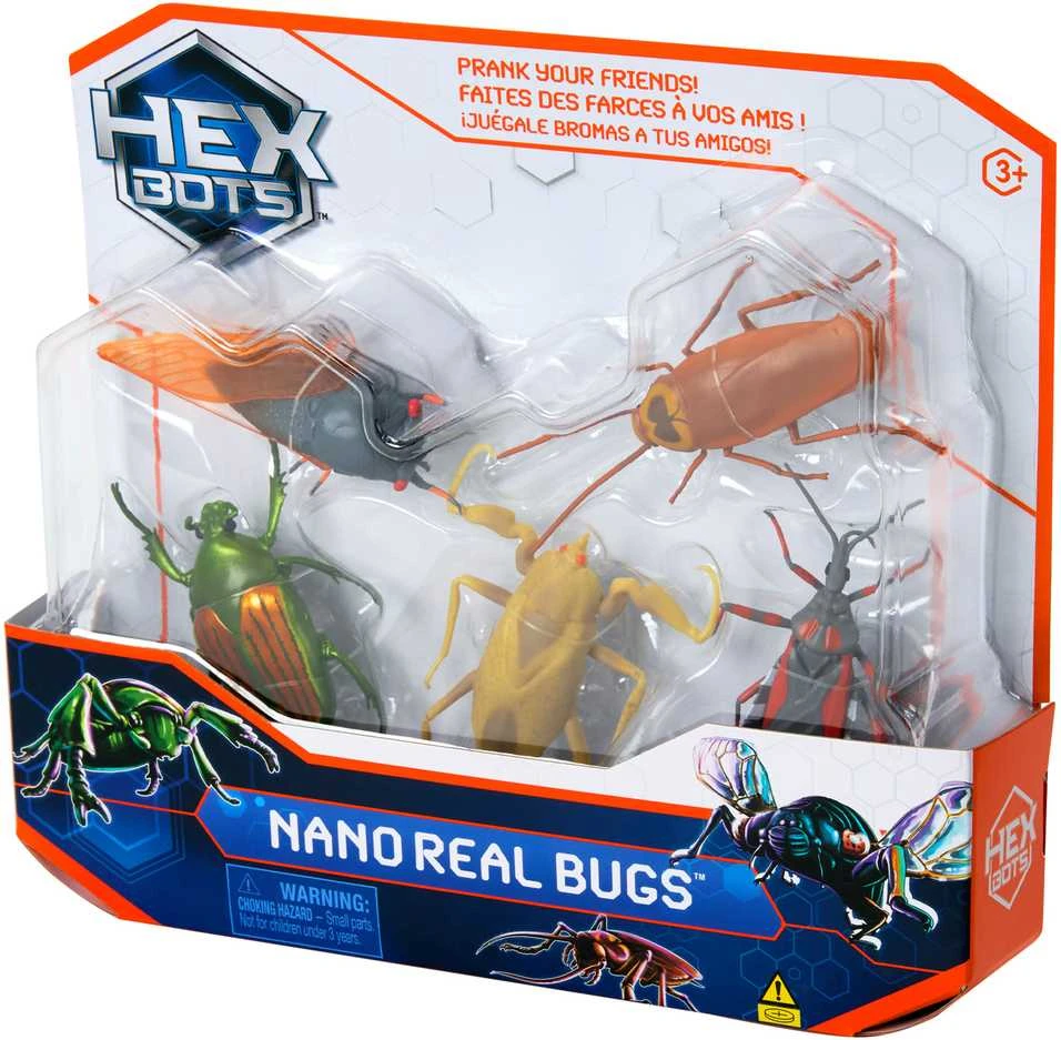 HEX BOTS Interaktyvūs nano gyviai, 5 vnt.