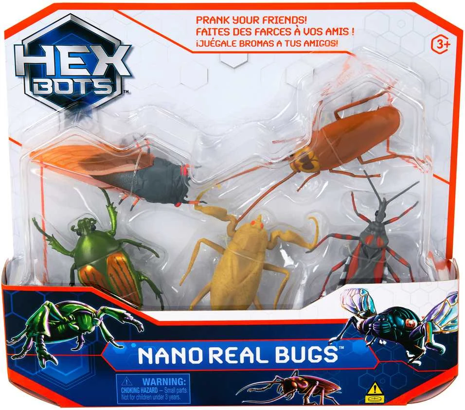 HEX BOTS Interaktyvūs nano gyviai, 5 vnt.