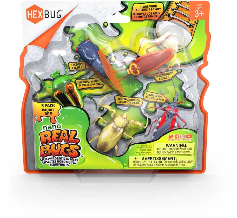HEXBUG Interaktyvūs nano gyviai, 5 vnt.