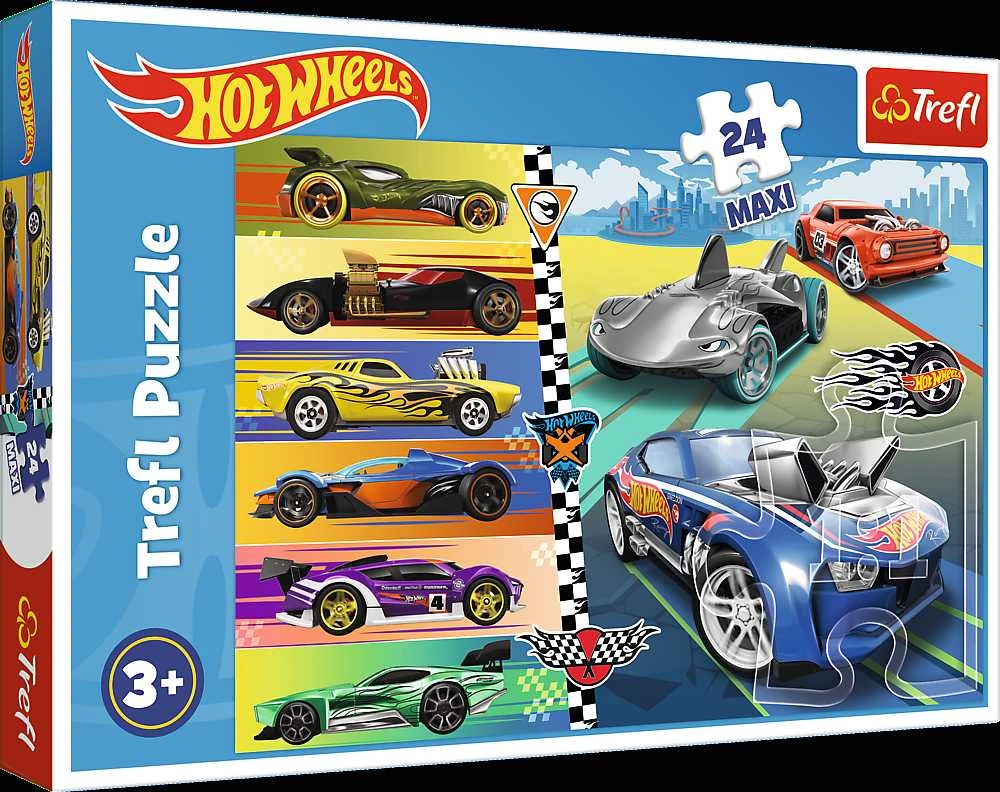 Trefl Dėlionė 24 vnt. - Hot Wheels