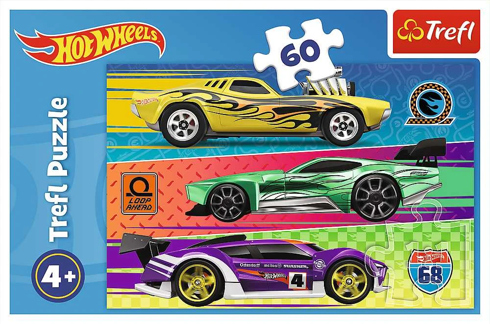 Trefl Dėlionė 60 vnt. - Hot Wheels