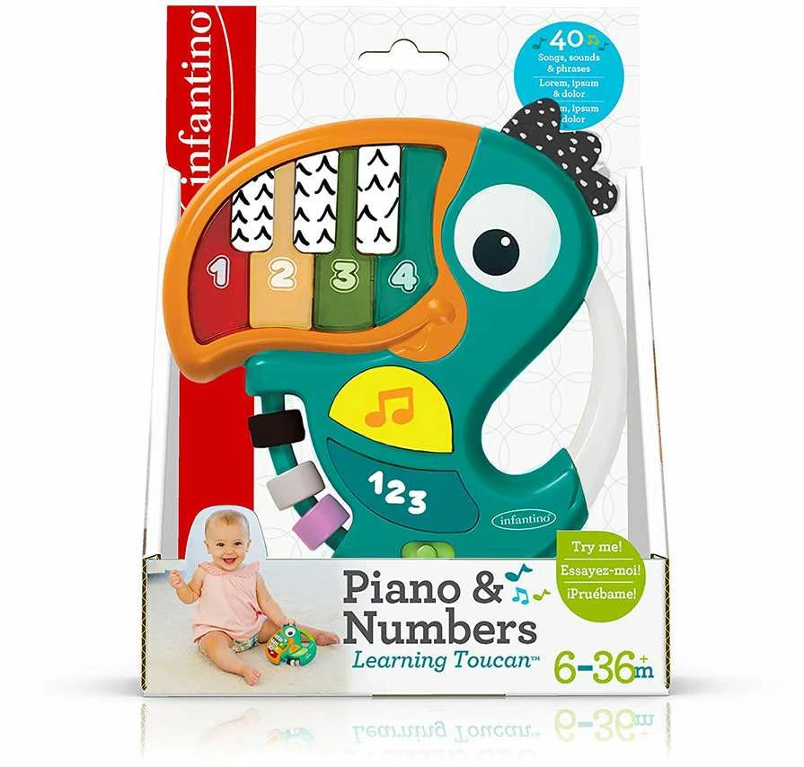 INFANTINO Mokomasis pianinas „Tukanas“