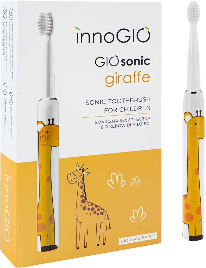 InnoGiO garsinis dantų šepetėlis žirafa GIO-460