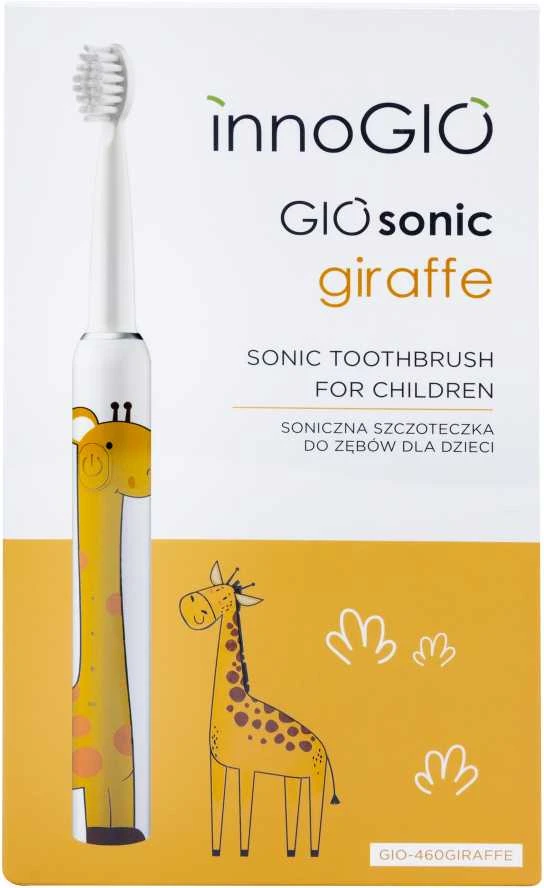 InnoGiO garsinis dantų šepetėlis žirafa GIO-460