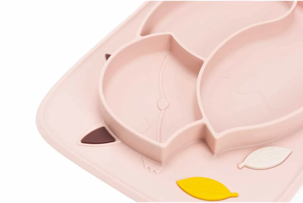 InnoGiO lėkštutė silikoninė neslystanti rožinė GIOfresh GIO-900PINK