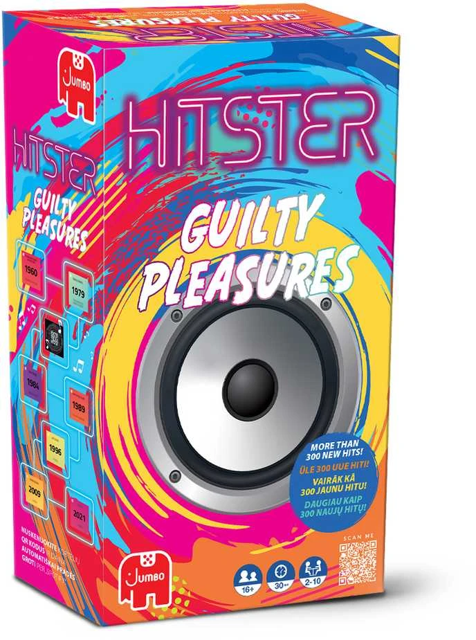 JUMBO HITSTER Vakarėlių žaidimas: Guilty Pleasures