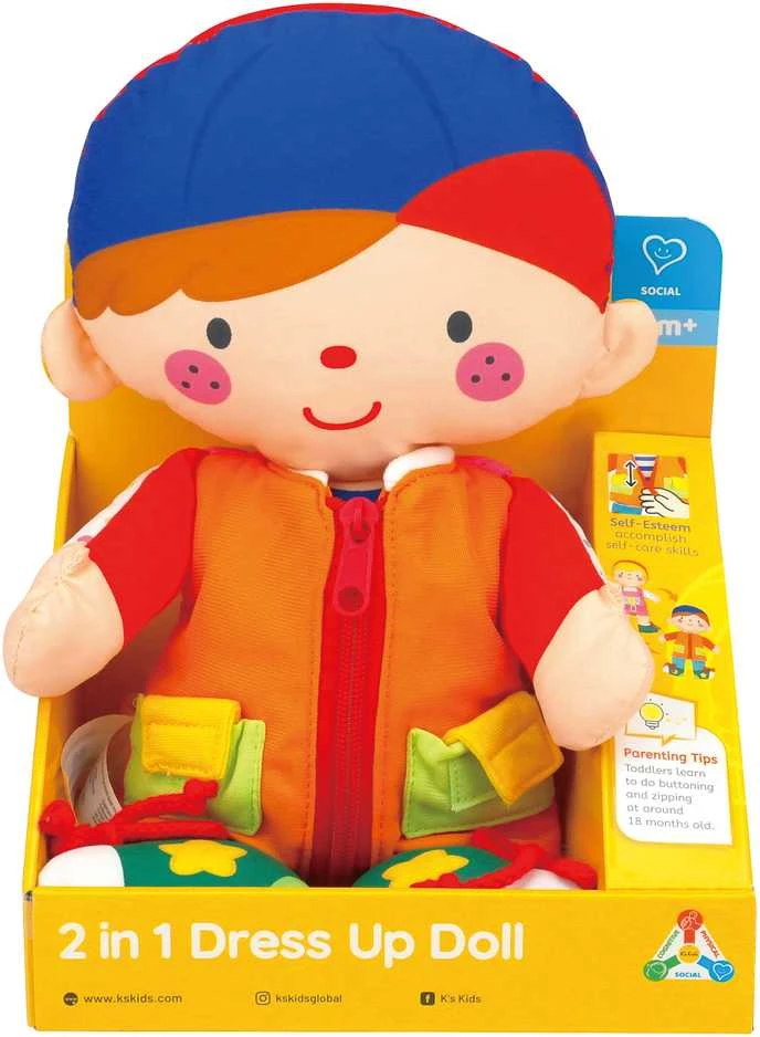 K´s KIDS Lėlytė du viename „Wayne & Julia“