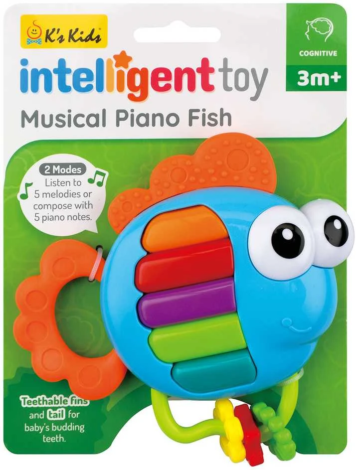 K´s KIDS Muzikinis žaislas - Pianinas „Žuvytė“