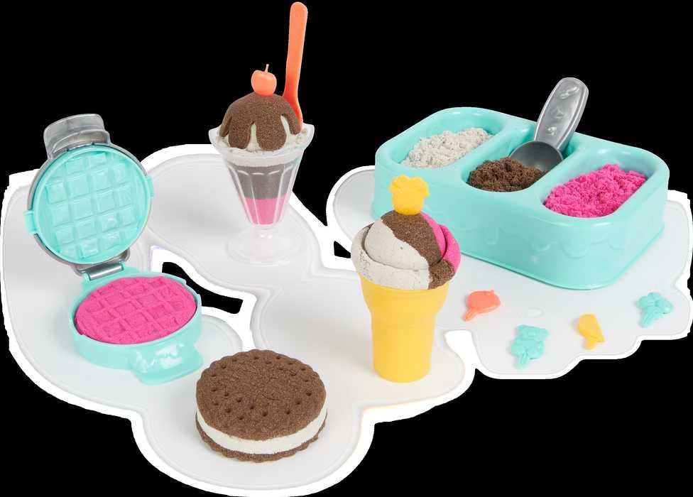 KINETIC SAND Rinkinys „Ledų desertai“
