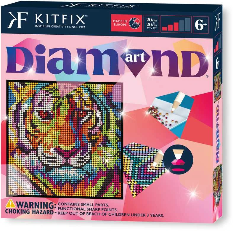 KITFIX DIY Deimančiukų menas „Tigras“