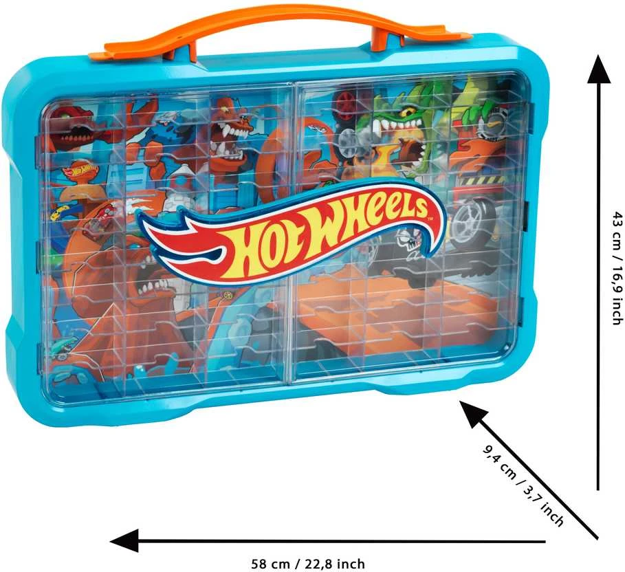 KLEIN HOT WHEELS Kolekcijų vitrina su apšvietimu