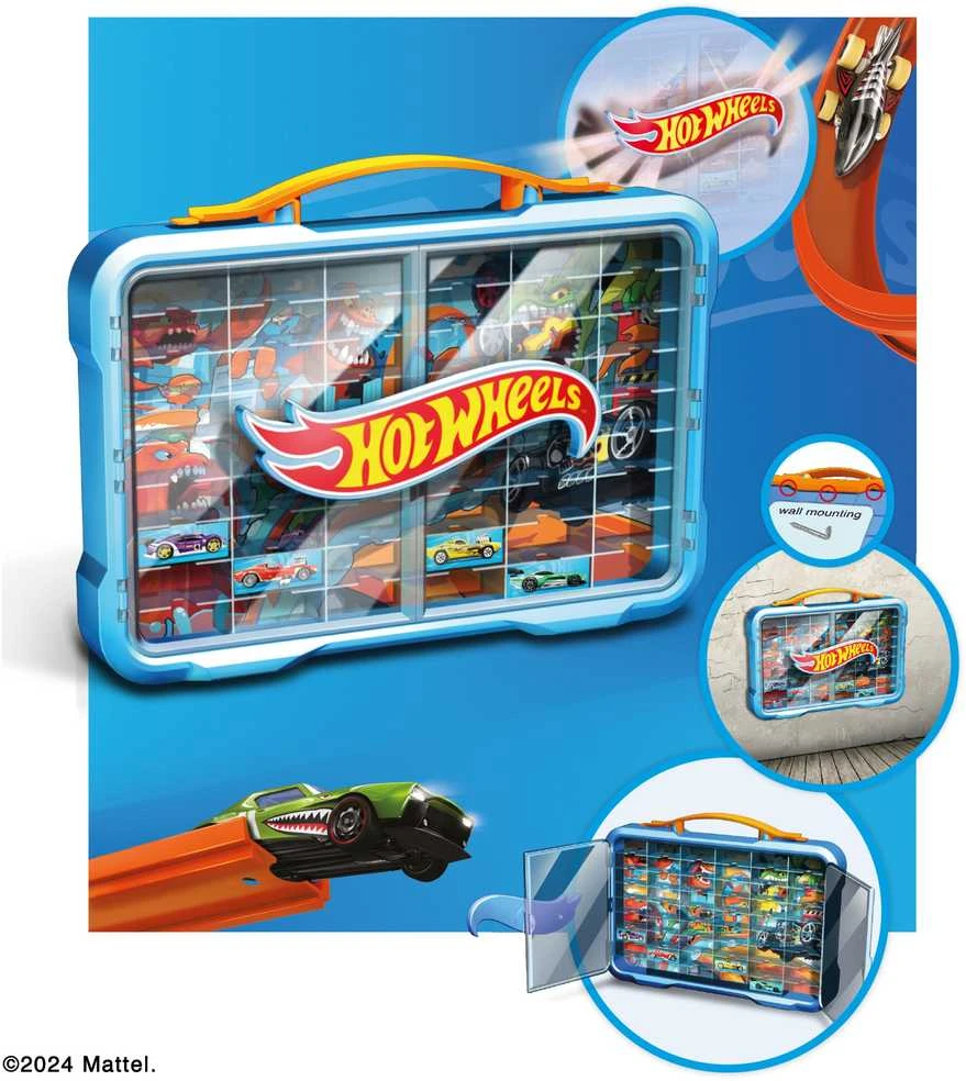 KLEIN HOT WHEELS Kolekcijų vitrina su apšvietimu