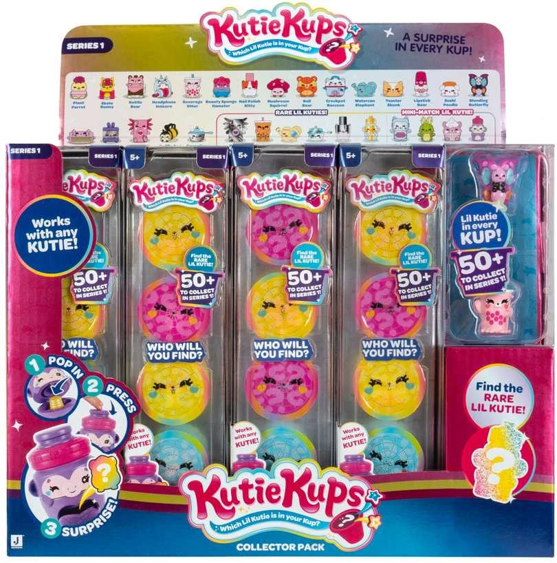 KUTIE KUPS Figūrėlės kapsulėse, 4 vnt., 4 cm
