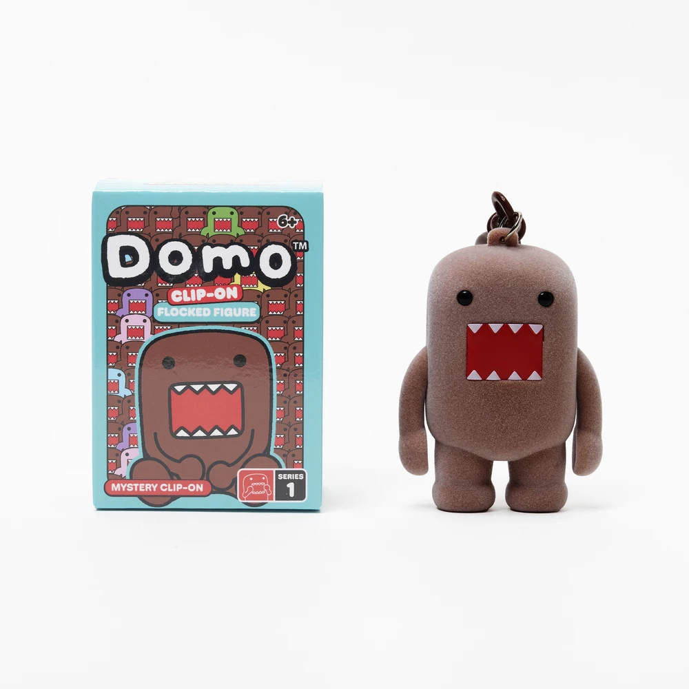 LICENSE 2 PLAY DOMO Aksominis raktų pakabukas-siurprizas, 7,5 cm