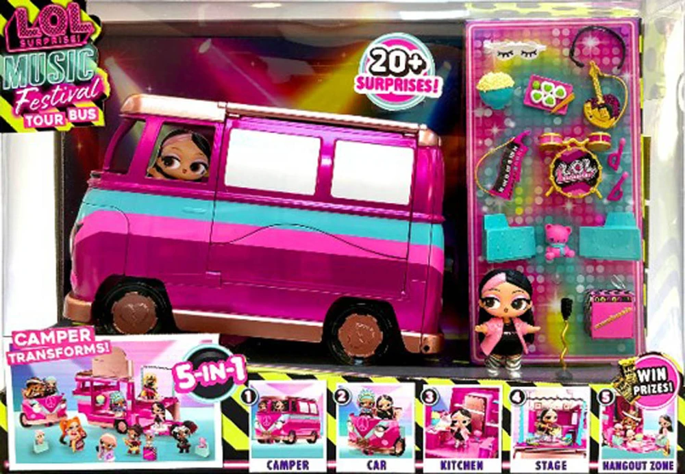 L.O.L Surprise L.O.L. - Muzikos festivalio turo autobuso žaidimo rinkinys (249757)