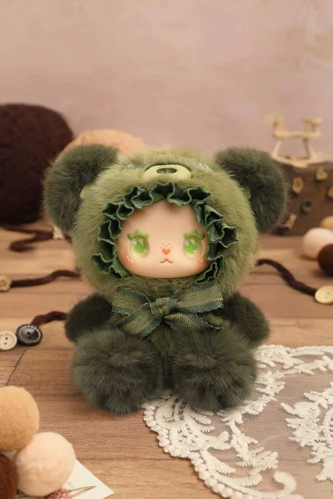 LUCKY EMMA Lovely Emma Pliušinis raktų pakabukas-siurprizas - Bear Alliance Series