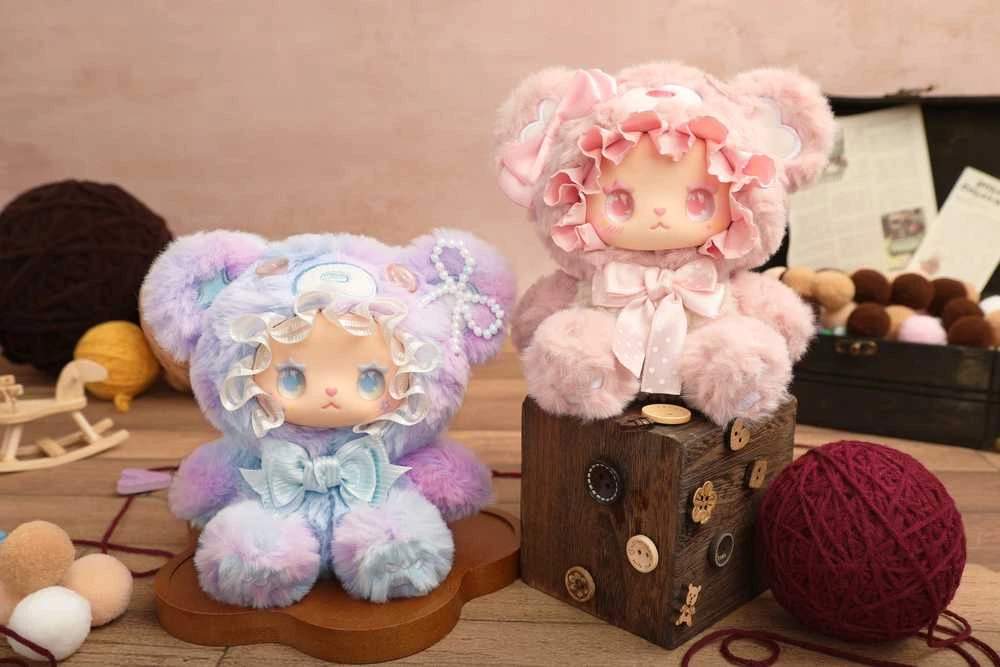 LUCKY EMMA Lovely Emma Pliušinis raktų pakabukas-siurprizas - Bear Alliance Series
