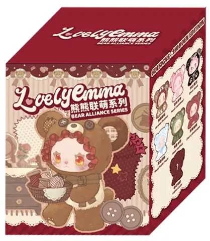 LUCKY EMMA Lovely Emma Pliušinis raktų pakabukas-siurprizas - Bear Alliance Series