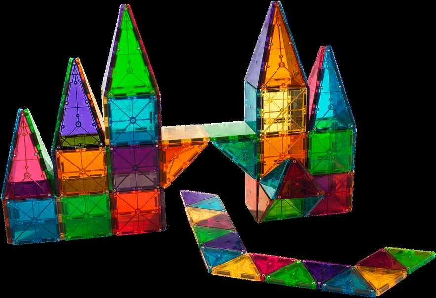 MAGNA-TILES Konstruktorius „Spalvos“, 100 det.