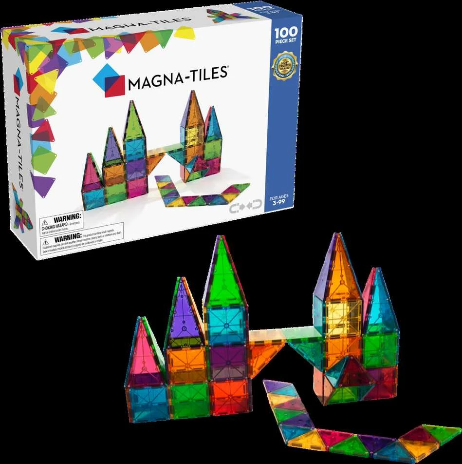 MAGNA-TILES Konstruktorius „Spalvos“, 100 det.