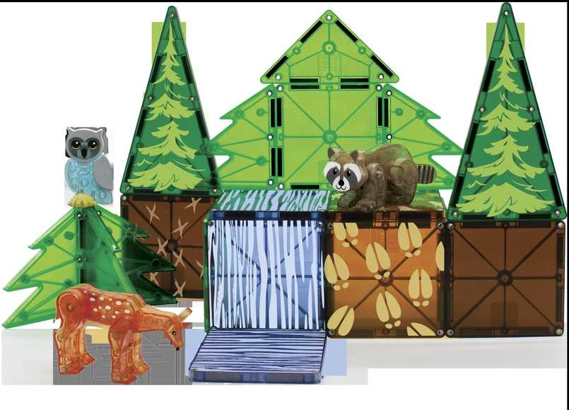 MAGNA-TILES Magnetinis konstruktorius „Miško gyvūnai“, 25 det.
