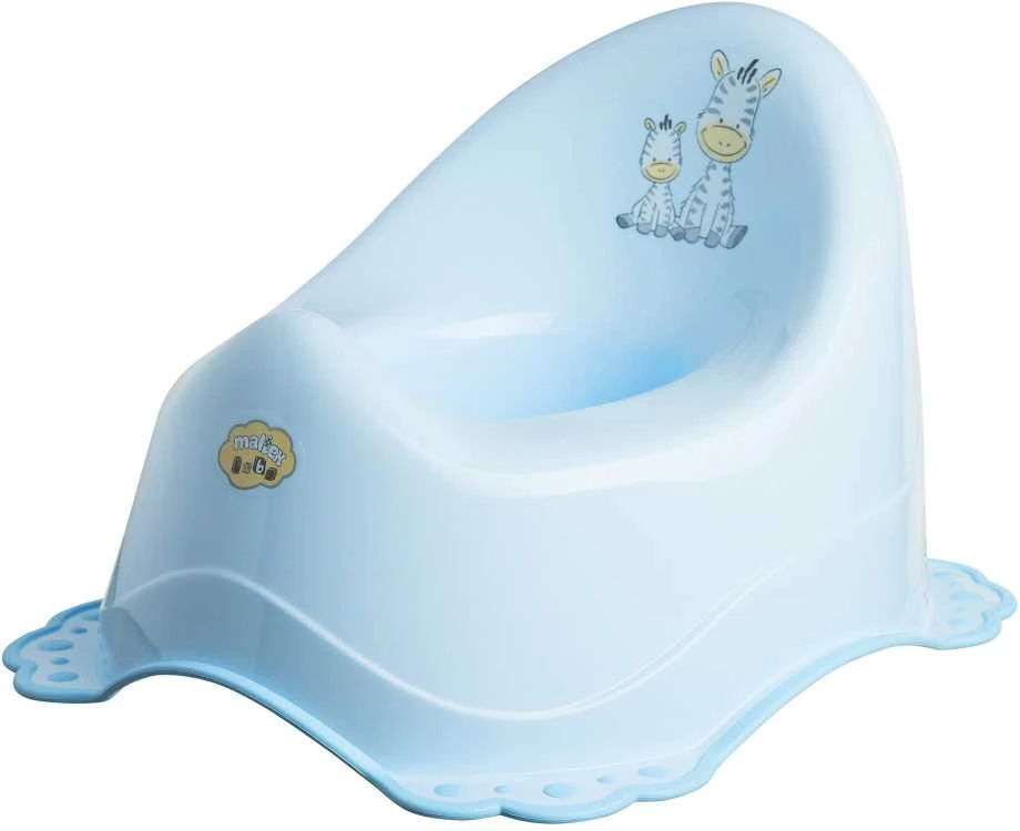Maltex Baby naktipuodis, neslystantis, Zebra, mėlynas, 6517