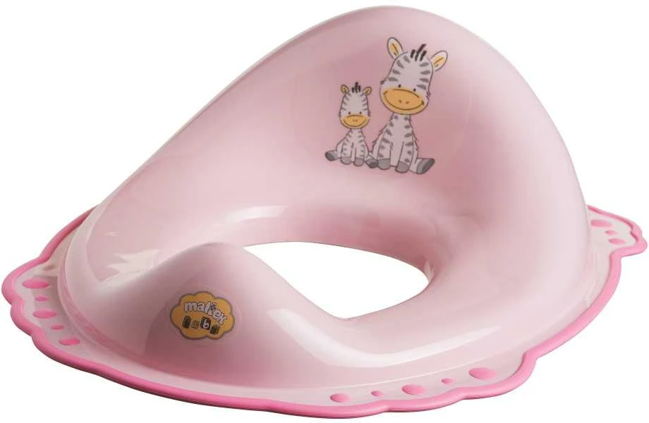 Maltex, neslystanti klozeto sėdynė, Zebra, rožinės spalvos, 6463_41