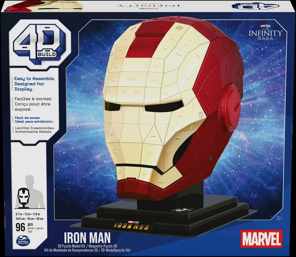 Spin Master MARVEL 4D dėlionė „Geležinio žmogaus šalmas“