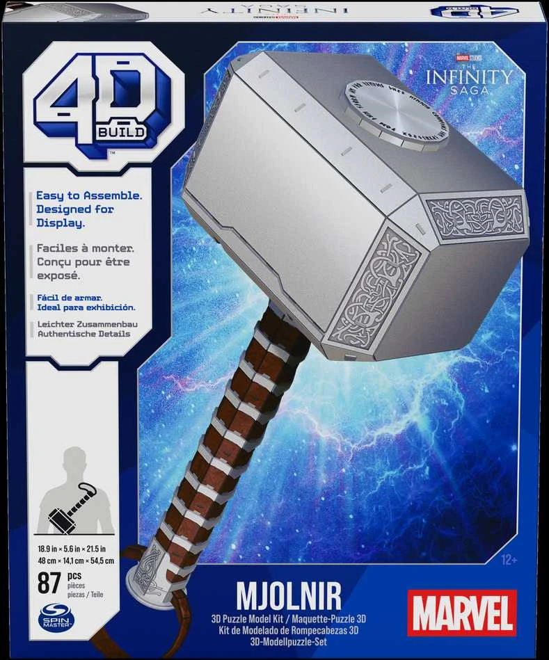 Spin Master MARVEL 4D dėlionė „Marvel: Toro kūjis“