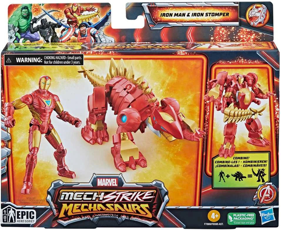 MARVEL MECH STRIKE 3.0 figūrėlė ir kostiumas, 10 cm