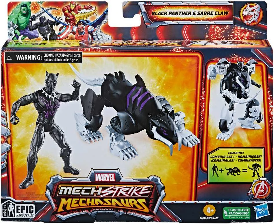 MARVEL MECH STRIKE 3.0 figūrėlė ir kostiumas, 10 cm