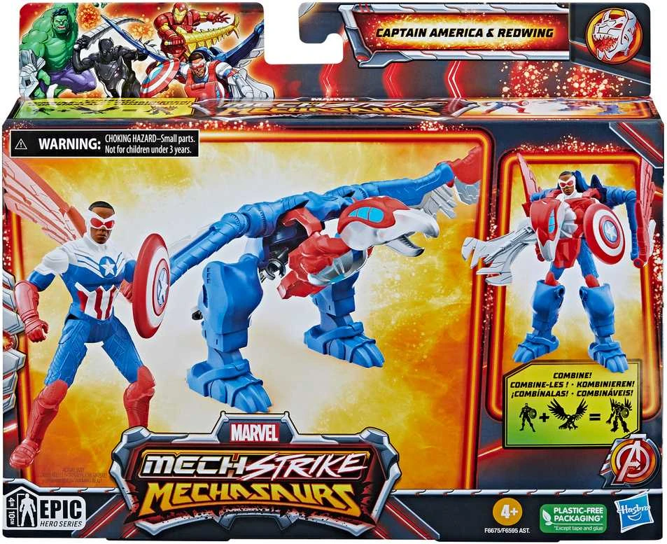 MARVEL MECH STRIKE 3.0 figūrėlė ir kostiumas, 10 cm