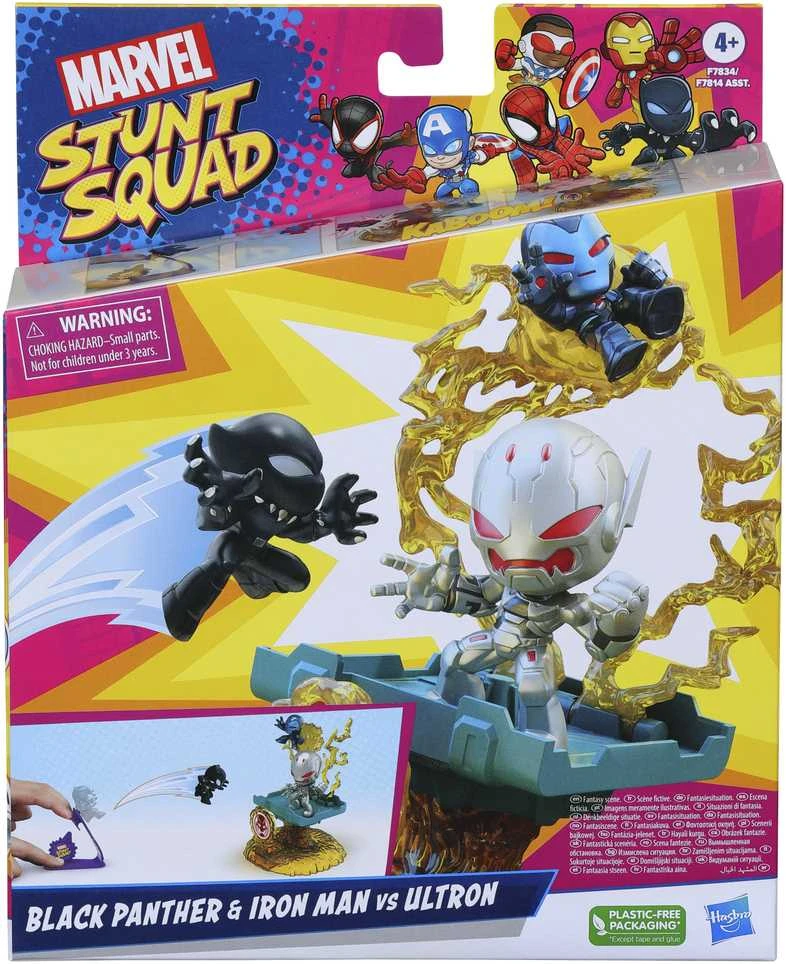 MARVEL Stunt Squad rinkinys „Blogiuko nokautas“