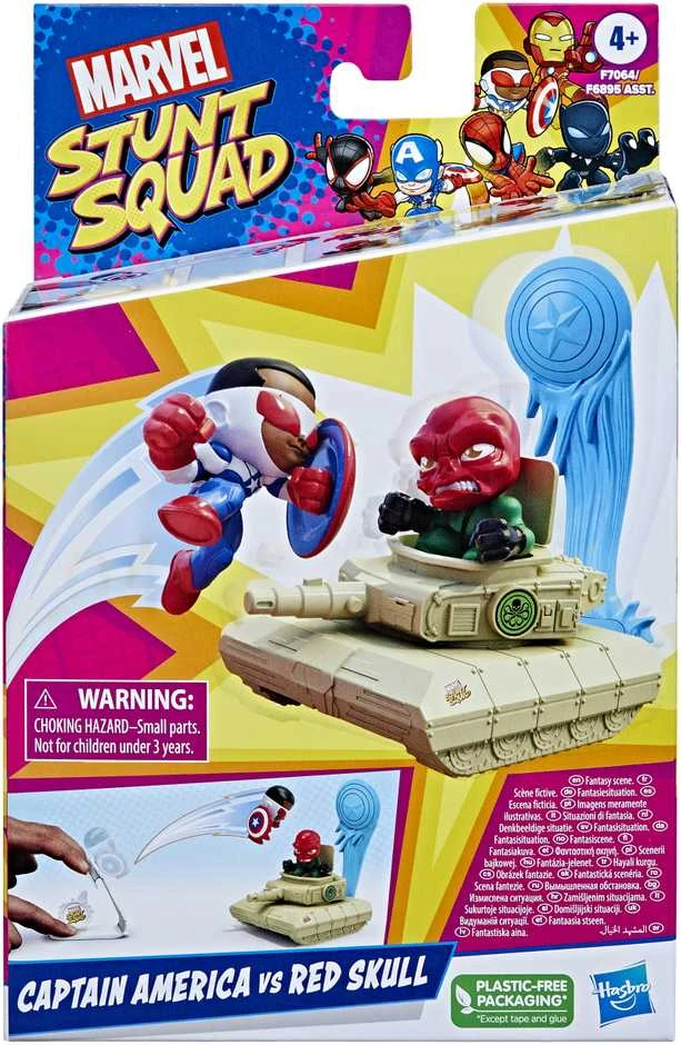 MARVEL Stunt Squad rinkinys „Herojus prieš blogiuką“