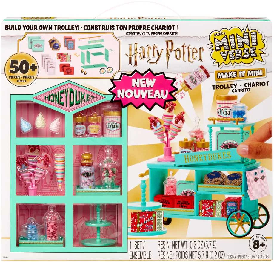 MGAs Miniverse – Make It Mini Harry Potter Honeydukes žaidimų rinkinys 523734‑EUC