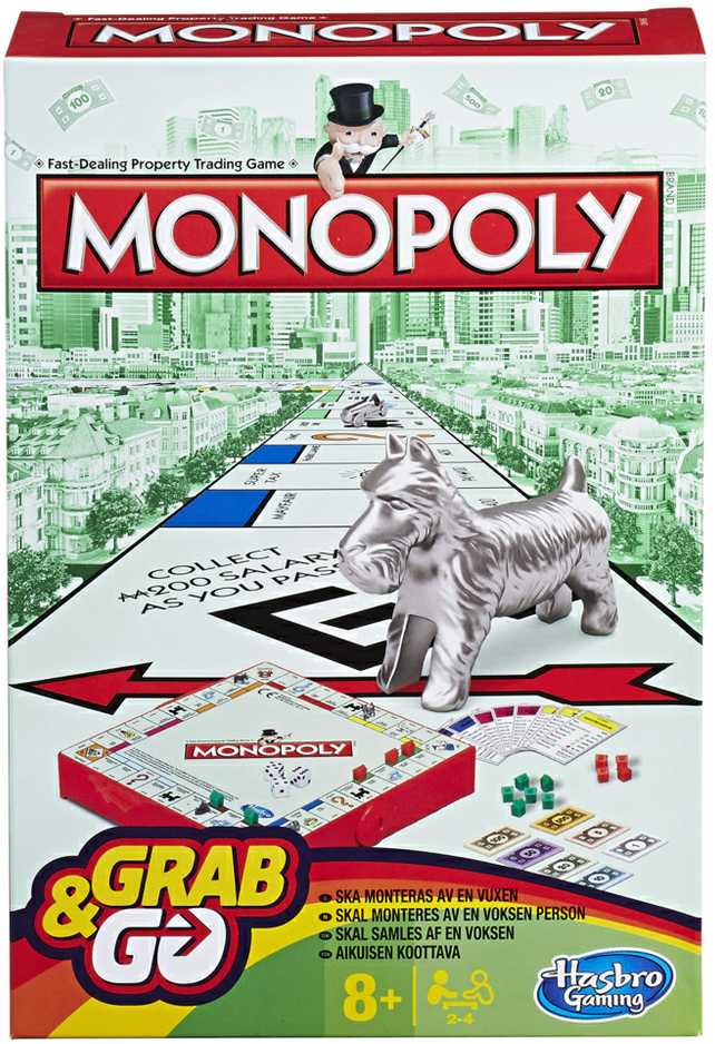Hasbro MONOPOLY grab and go FI, B1002179