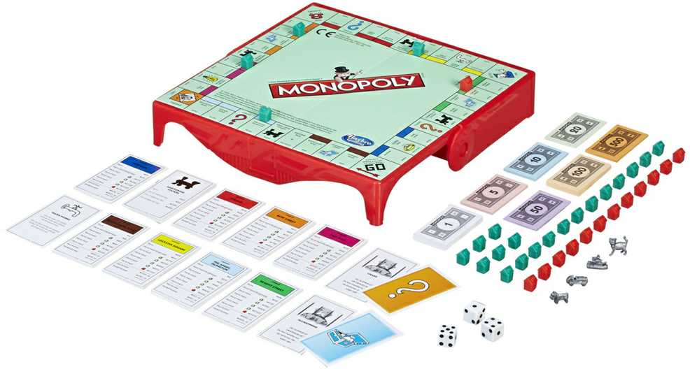 Hasbro MONOPOLY grab and go FI, B1002179