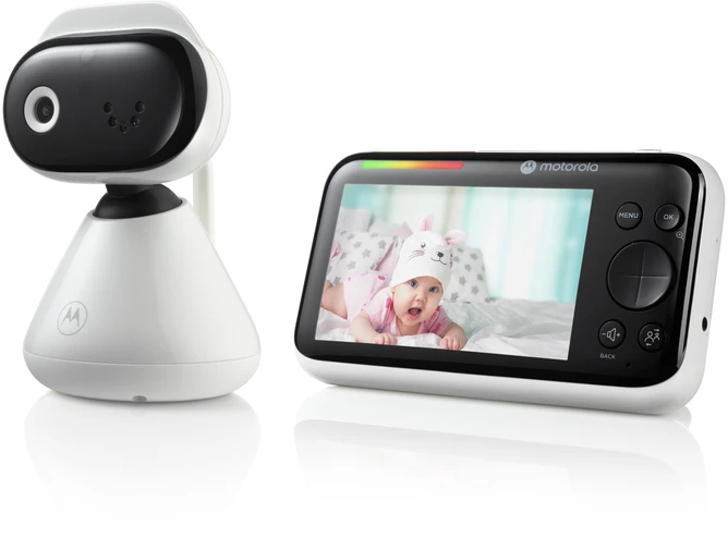Mobili auklė Motorola PIP1500 Connect, baltos spalvos (kamera + stebėjimo monitorius)