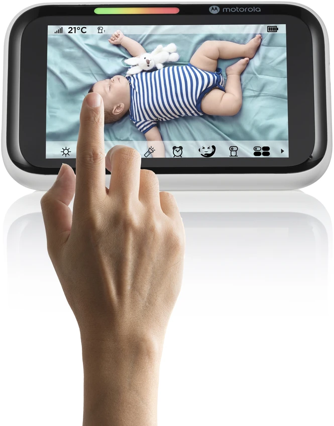 „Motorola“ 5 colių monitorius su dirbtiniu intelektu ir „Stargrip“ | PIP1710 Connect